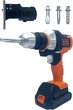 Дитячий набір JAKKS Pacific Black+Decker Matrix Jr з електродрилем та лобзиком – прямий та зворотний рухи свердління - изображение 3