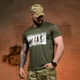 Потовідвідна футболка Selion з принтом Homosapiens Tactical олива розмір 3XL - зображення 5