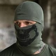 Балаклава-трансформер с принтом Skull олива размер универсальный - изображение 4