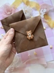 Эксклюзивные Пригласительное на Крещение для крестных в подарочном бархатном конверте 2 шт - изображение 4