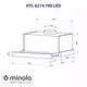 Витяжка MINOLA HTL 6214 WH 700 LED - зображення 15
