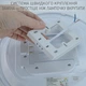 Накладной светодиодный светильник ESLLSE NEBO 20 Вт R 260×55мм Белый - изображение 11