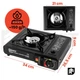Kuchenka gazowa turystyczna MalTec SPARK100 Czarna 114502 (5901924248569) - obraz 3