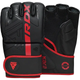 Рукавички для ММА RDX F6 KARA Matte розмір M, червоні - изображение 1