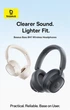 Беспроводные наушники с шумоподавлением ANC Baseus Bass BH1 NC black (A0203703) - изображение 9