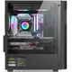 Segotep Wide Axe 5 Black, корпус для настільного комп'ютера (роз'єм MATX / скляна бічна панель / водяне охолодження 240 мм / панель охолодження із залізної сітки / корпус для ігрового ПК для домашнього офісу) - изображение 7