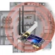 EB-LINK Intel 7265 Chip PCI-E Встроенная беспроводная сетевая карта для настольных компьютеров, двухдиапазонная сетевая карта WiFi 5 1200 Мбит/с Gigabit, сетевая карта PCIe для игровых настольных компьютеров - изображение 3