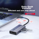 DM Daimai Type-C Six-In Expansion Dock, USB-C to HDMI Adapter, Apple Huawei Computer IPad Converter, 4K Screen Mirroring Expansion Card Reader, CHB059 - изображение 5