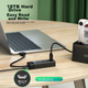 Розширювальний док-станція UNITEK USB3.0 Hub, високошвидкісний розгалужувач-хаб для ноутбуків та настільних комп'ютерів, USB-конвертер розширення з портами клавіатури, миші та USB-накопичувачів Y-3098ABK - изображение 5