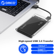 Зовнішній корпус для жорсткого диска ORICO, 2,5-дюймовий, USB 3.0, інтерфейс SATA, зовнішній корпус для ноутбука з твердотільними та механічними SSD-накопичувачами, повністю прозорий, 2139U3 - зображення 11