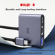 DM Daimai Type-C Three-In Expansion Dock, USB-C to H DM IPD100W/USB3.0 Expansion Integrated Phone Laptop Converter, CHB026 - изображение 6