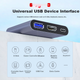 DM Daimai Type-C Three-In Expansion Dock, USB-C to H DM IPD100W/USB3.0 Expansion Integrated Phone Laptop Converter, CHB026 - изображение 9