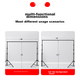 YOUFES YH1A 2*2-метровый фон для прямой трансляции фотосъемки, подставка для зеленого экрана, фон для хромакея, подставка для фотофона, специализированное фотооборудование для портретных и идентификационных фотографий, утолщенная телескопическая рама. - изображение 12