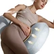 Подушка BabyWatch для вагітних H-подібна багатофункціональна з підтримкою живота та спини - зображення 2