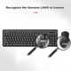 Бездротовий комплект клавіатури та миші Lenovo, повнорозмірна клавіатура, для бізнесу та офісу, MK23Lite - зображення 4