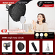 Beiyang Live Streaming Fill Light Photography Light, 200W Professional Live Streaming Light, Deep Throw Light Ball Softbox Softball Lighting, Host Deep Throw Light Studio Constant Light Full Set - изображение 4