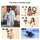 Beiyang Live Streaming Fill Light Photography Light, 200W Professional Live Streaming Light, Deep Throw Light Ball Softbox Softball Lighting, Host Deep Throw Light Studio Constant Light Full Set - изображение 10