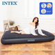 INTEX Двомісний великий надувний матрац із вбудованою подушкою, портативне ліжко для дому та використання на вулиці, розкладне ліжко 64143N - зображення 4