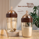 Бутылочка детская Beiyinmei Baby Anti-Colic 240 мл PPSU антиколиковая с широким горлышком коричневая - изображение 2