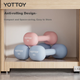 Гантели Yottoy, женское фитнес-оборудование для домашнего использования, силовые тренировки для начинающих в общежитии, профессиональный набор маленьких гантелей с пластиковым покрытием. - изображение 8
