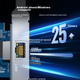 Сетевая карта UGREEN PCI-E на 2,5G, проводная, для настольных компьютеров, NAS-серверов, со встроенным Ethernet, адаптивной гигабитной проводной сетевой картой и высокоскоростным сетевым портом RJ45. - изображение 4