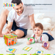 Книжка тканевая детская Jollybaby, развивающие карточки, фрукты/овощи - изображение 6