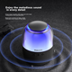Bluetooth-колонка PHILIPS TAS2108, настольная аудиосистема для компьютера, высококачественный звук для телевизора, атмосферная подсветка, компактная домашняя колонка, беспроводная автомобильная портативная с длительным временем автономной работы. - зображення 8