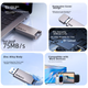 Флеш память USB Lenovo ThinkPlus TU100 256GB USB 3.2 Gen1 Grey - изображение 4