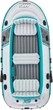 Човен надувний BestWay 65159 «Adventure Elite» (45*166*364 см, гребний, п'ятимісний, трикам., весла ↔145 см, насос, подушки, надувне дно, до 600 кг) - изображение 3