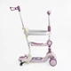 Самокат-беговел триколісний Skyper GH-31692 (колеса: передні Ø4,92"/заднє Ø3,94"/PU, рама алюм./складна, сидіння, бампер, батьк. ручка, до 25/50 кг) - изображение 2