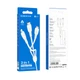 Кабель BOROFONE BX71 3-in-1 charging cable (iP+Micro+Type-C) White - зображення 2