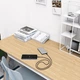 Кабель BOROFONE BX30 USB to Type-C, 3A, 1m, silicone, TPE connectors, Black - изображение 4
