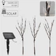 Солнечный садовый фонарь-светильник набор 3 ветки 60 см 60 LED свет Garden Line теплый белый (SOL6094) - изображение 2