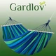 Подвійний садовий гамак синьо-зелений Gardlov 260х160 см (21078) - зображення 5