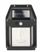 Солнечный настенный светильник 500Лм с датчиком движения 50 LED черный Garden Line 12х17х5,8 см (SOL5646) - изображение 4
