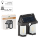 Солнечная LED лампа с датчиком движения и сумерек 50 диодов 500 Лм. Garden Line 14,4х4,7х14,9 см теплий білий (SOL6846) - изображение 1