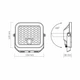 Прожектор LED, Videx, Grey, 16 Вт, 1400 Лм, сонячна панель, датчик руху (VL-FSO4-205-S) - зображення 8
