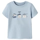 Футболка Name it Sailor Birds, цвет голубой, размер 74 (261.13254441.BFOG) - изображение 1