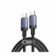 Кабель Ugreen L528 USB-C to USB-C PD 3.0 100W Fast Charging (3m) Space Gray (65834) - зображення 1