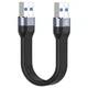 Гибкий кабель USB-A к USB-A (male-male) 10 Гбит/с - изображение 1
