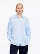 Жіноча сорочка Arket Relaxed Linen Shirt Light Blue S (1333156001) - зображення 1