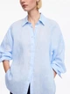 Жіноча сорочка Arket Relaxed Linen Shirt Light Blue S (1333156001) - зображення 4