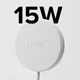 Ładowarka bezprzewodowa SBS Magnetic Wireless Charger 15W White (TECBCHGMAGW) - obraz 2