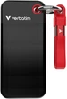 Dysk SSD Verbatim Pocket SSD 256GB USB-C 3.2 Gen 2 Type-C Black-Red (23942324171) - obraz 1