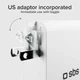 Ładowarka sieciowa SBS Travel Charger Adapter 100W PD 3xUSB-C 1xUSB-A White (TETRUSB3CPD100INT) - obraz 5