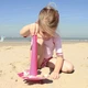 Іграшка для піску QUUT TRIPLET 4 в 1 для піску, снігу та води рожевий (170013) - зображення 2