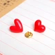 Набір брошок у вигляді сердечок «Love» 2 шт. - изображение 2