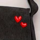 Набір брошок у вигляді сердечок «Love» 2 шт. - изображение 3