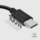 Kabel SBS USB-C - USB-C 100W PD 1.5 m Black (TECABLETISSUETCC32K) - obraz 3