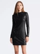 Платье вечернее короткое осеннее женское Calvin Klein 838419992 8 Черное (1159811945) - изображение 1
